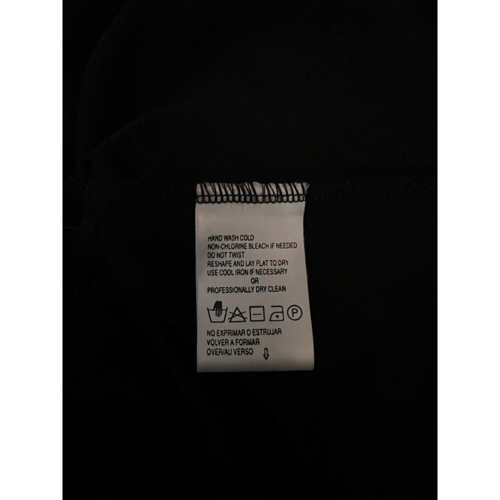 Liz Claiborne Blazer Dress Women's Petite Large Black Wool Embroidered VTG 80s - Picture 5 of 12